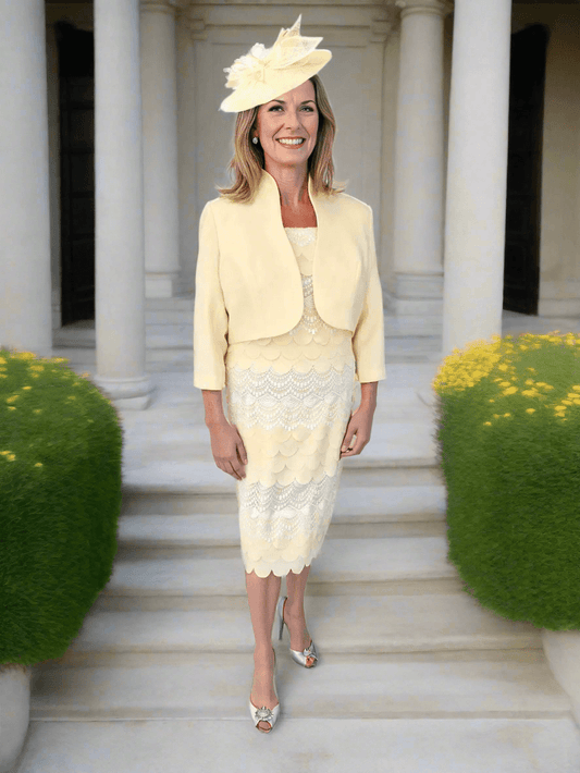 Condici Dress & Jacket Lemon 71046 - Signature Dress