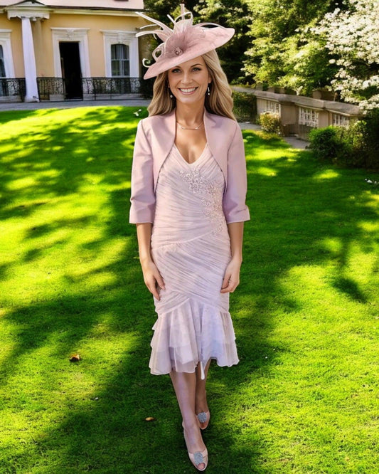 Ispirato Dress & Jacket ISE951 Musk - Signature Dress