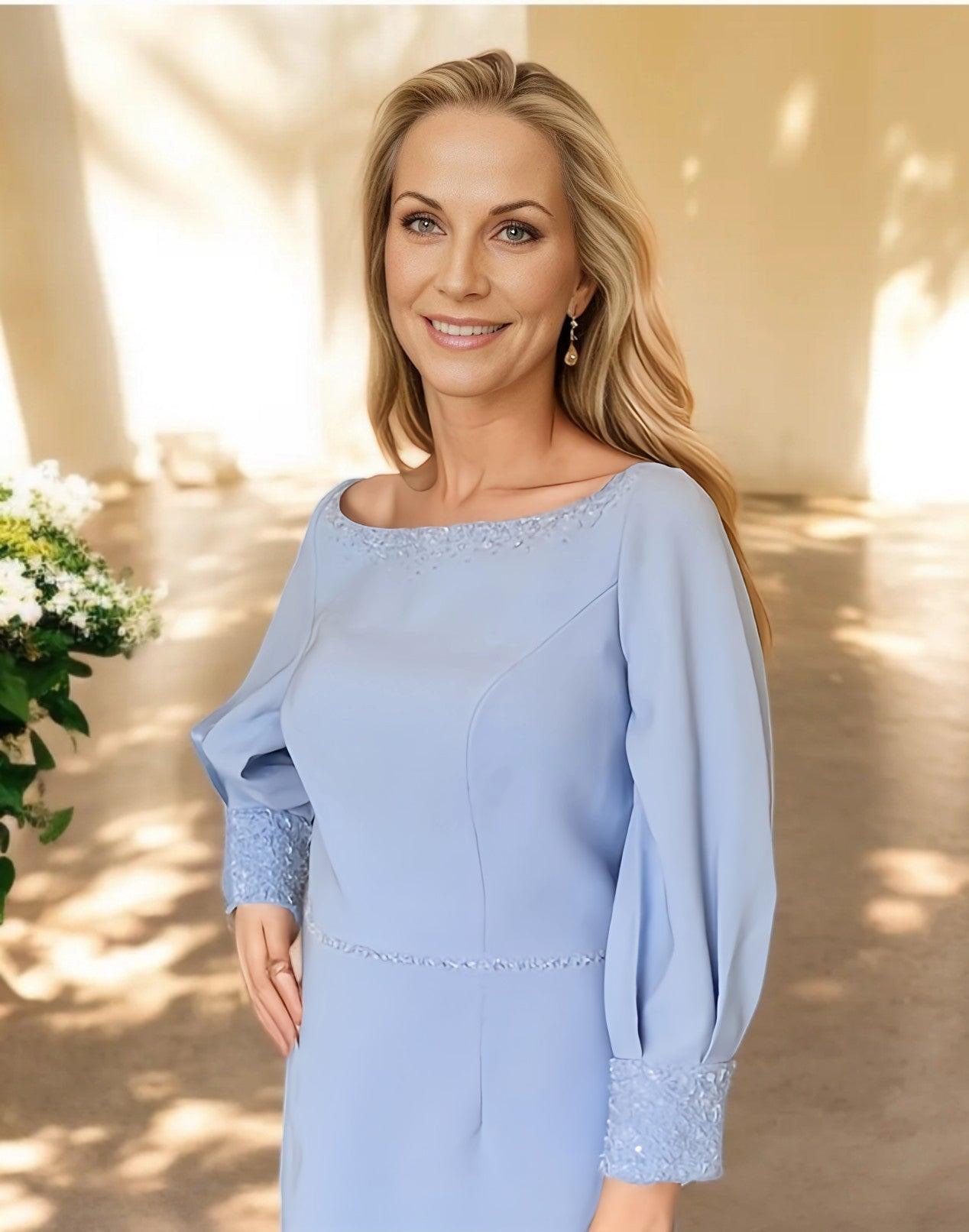 John Charles Dress Blue 26535A - Signature Dress