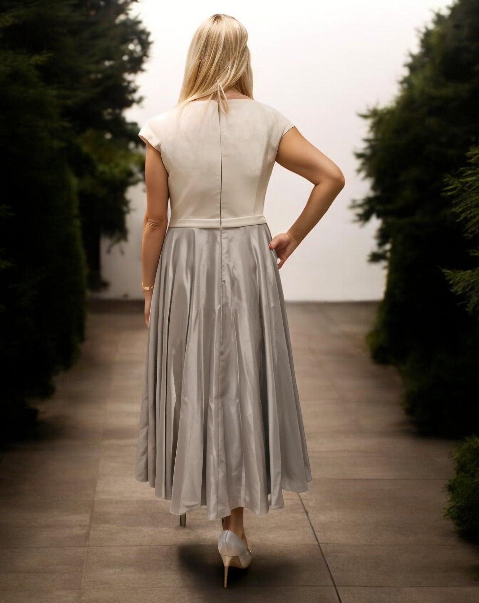 John Charles Dress Silver 27009A - Signature Dress