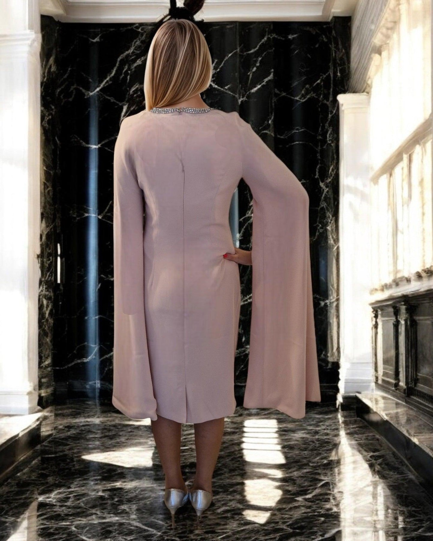 John Charles Dress Blush 26873A - Signature Dress