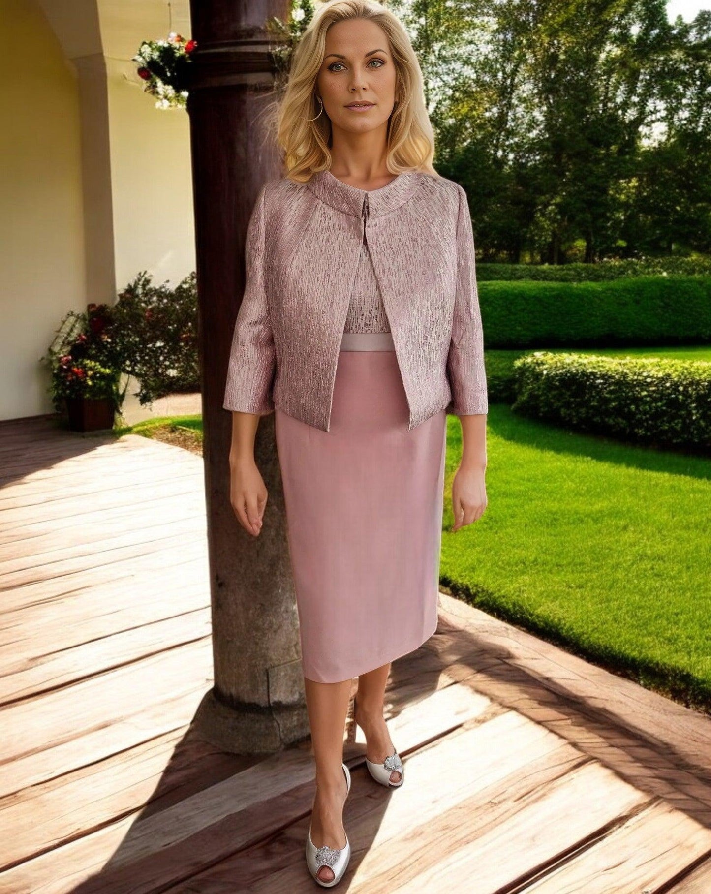 Lexus Dress & Jacket Blush 1147 - Signature Dress