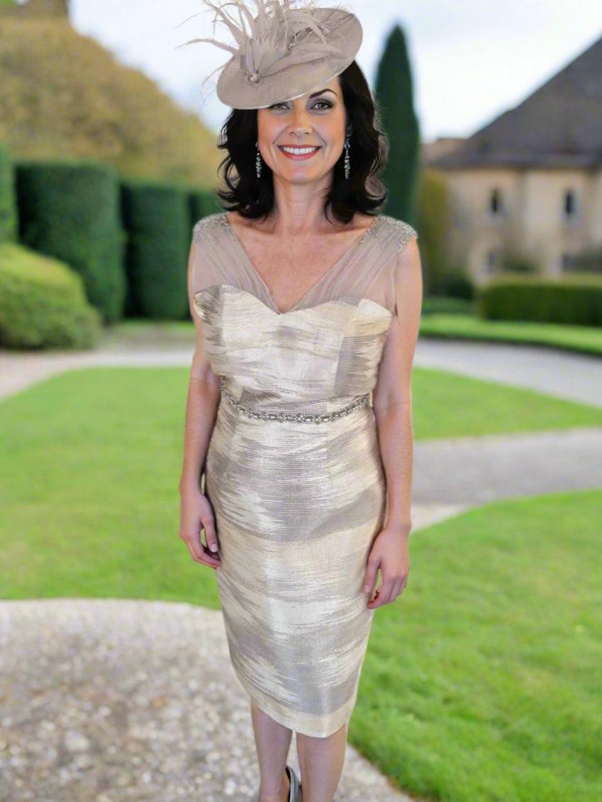 L'Atelier Dress & Jacket Taupe LT165069 - Signature Dress