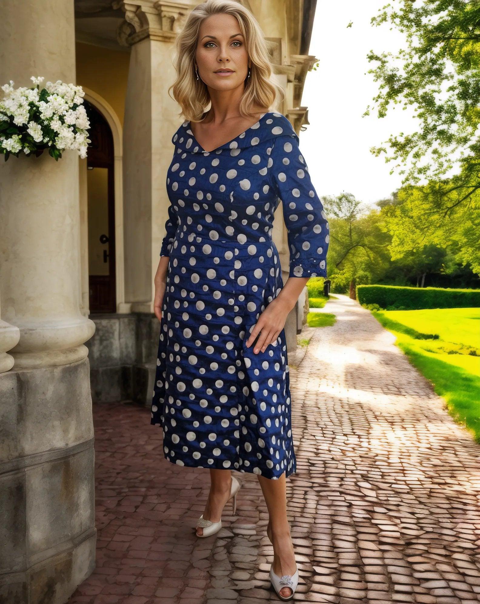 Lizabella Dress pokerdots 2535 - Signature Dress
