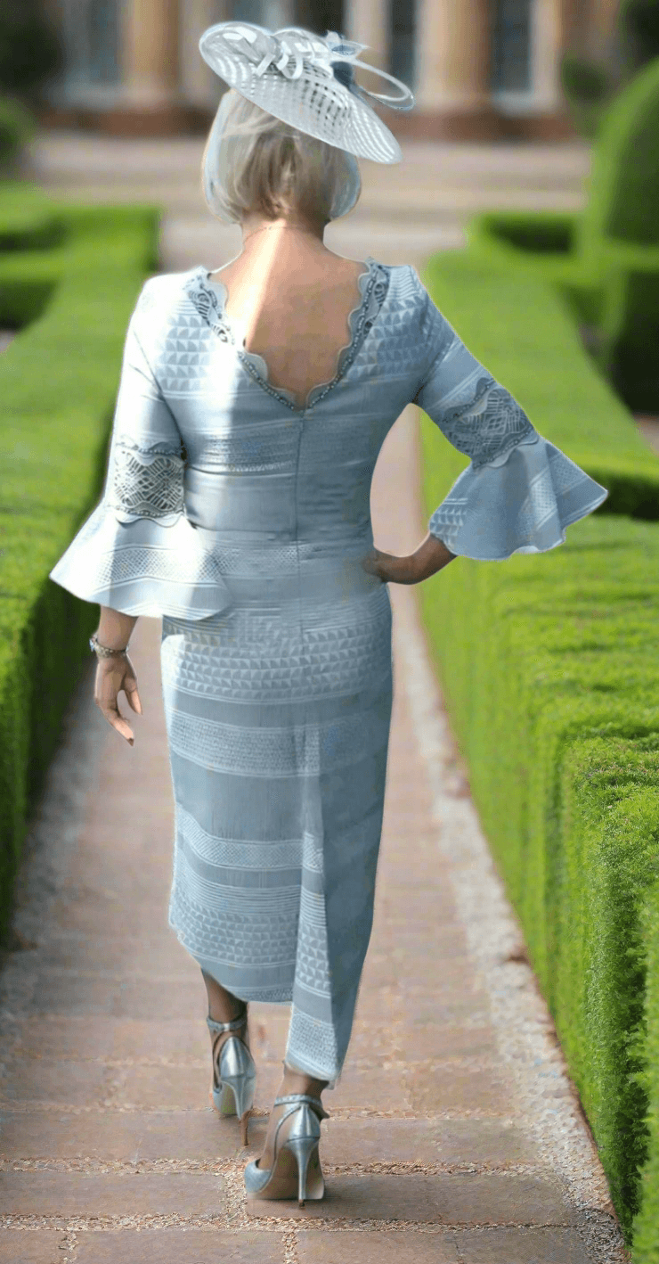 Lizabella Dress 2346 Silver - Signature Dress