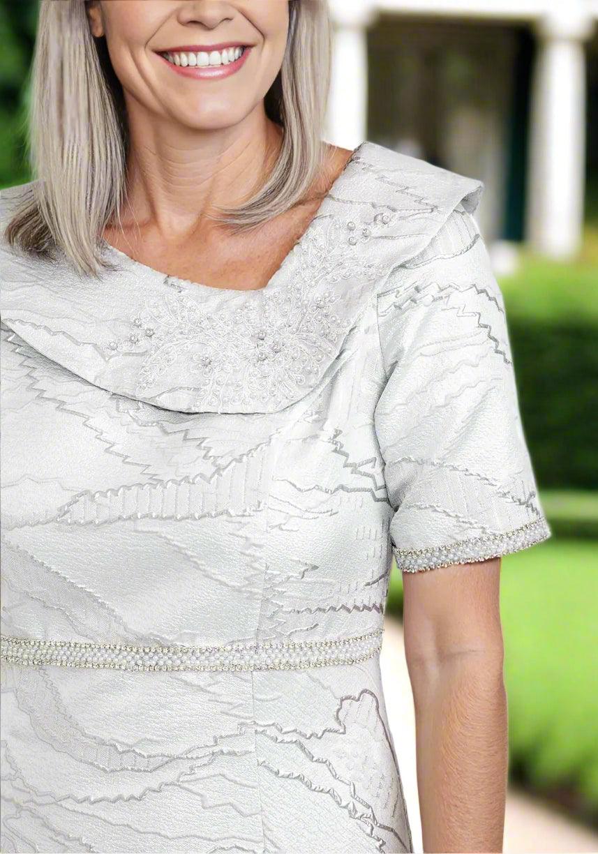 Lizabella Dress 2984 silver - Signature Dress
