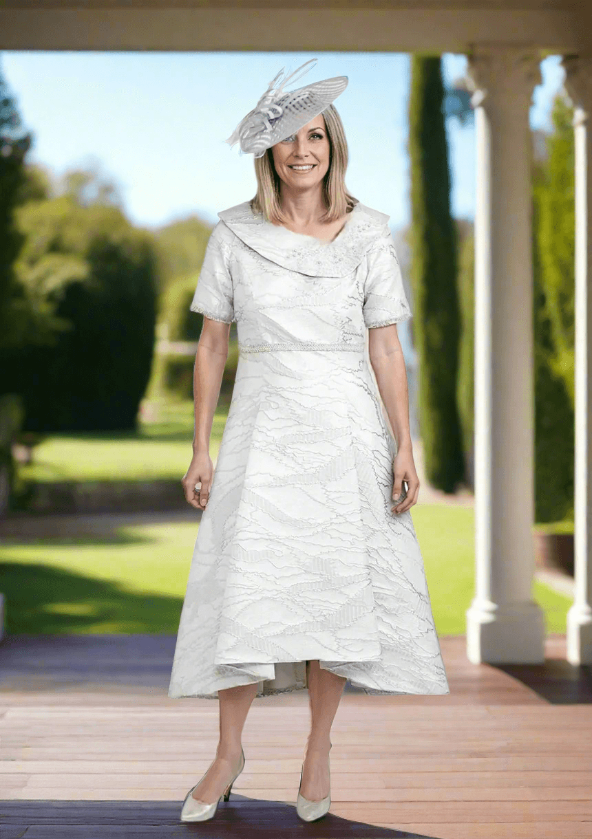 Lizabella Dress 2984 silver - Signature Dress