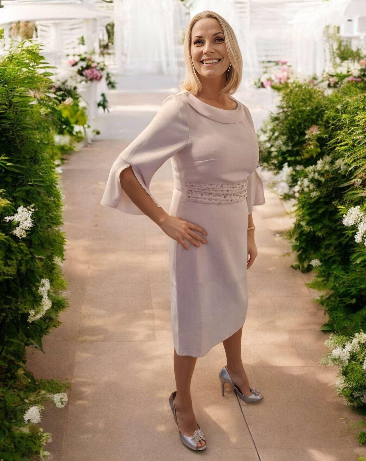 Lizabella Dress Blush Pink 2096 - Signature Dress