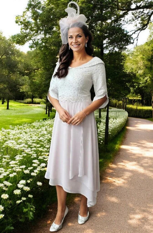 Lizabella Dress Blush chiffon 2364 - Signature Dress