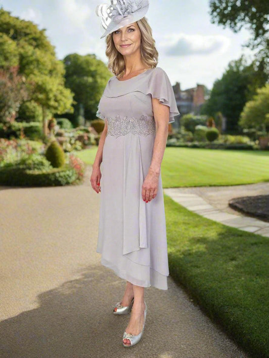 Lizabella Dress Silver 2386 - Signature Dress