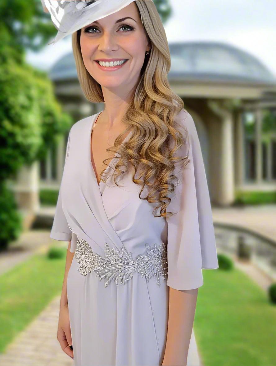 Lizabella Dress Silver 2419 - Signature Dress