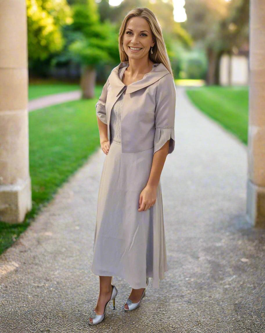 Lizabella Dress & Jacket Champagne 7195 - Signature Dress