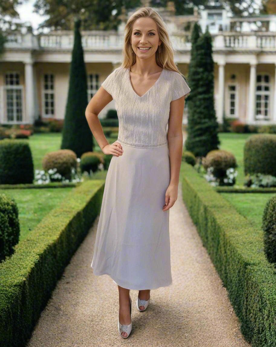 Lizabella Dress & Jacket Champagne 7195 - Signature Dress