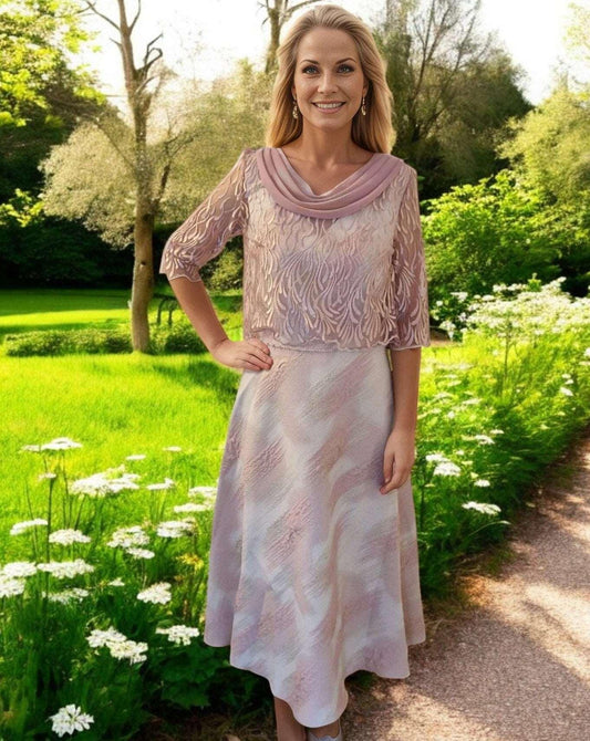Lizabella Dress Pink 7208 - Signature Dress