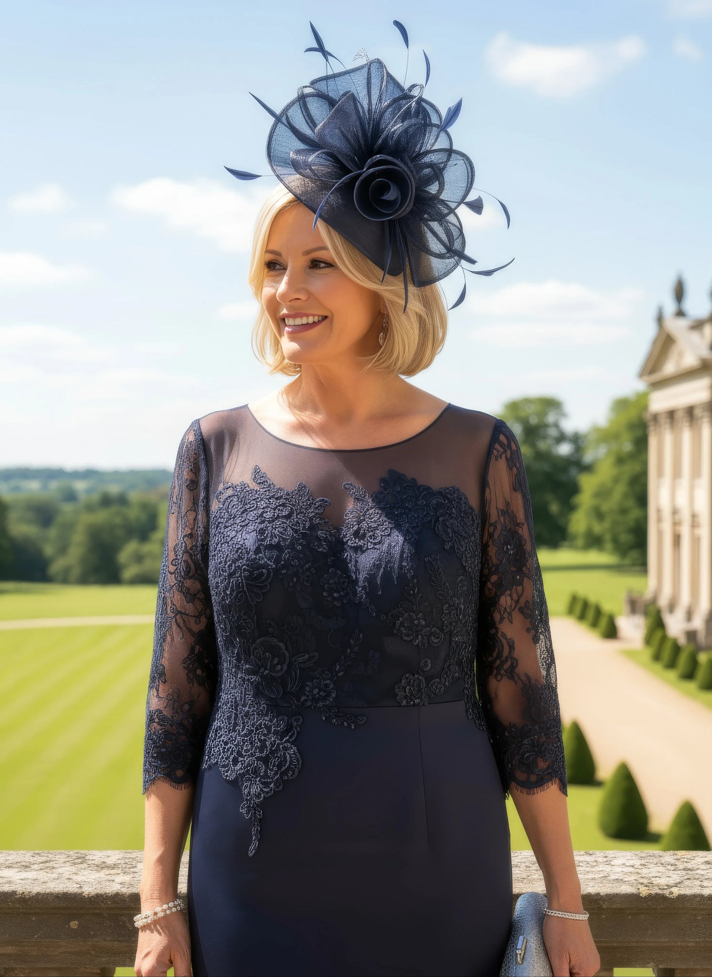 Mascara MC165106 navy mother of the bride dress - Signature dress