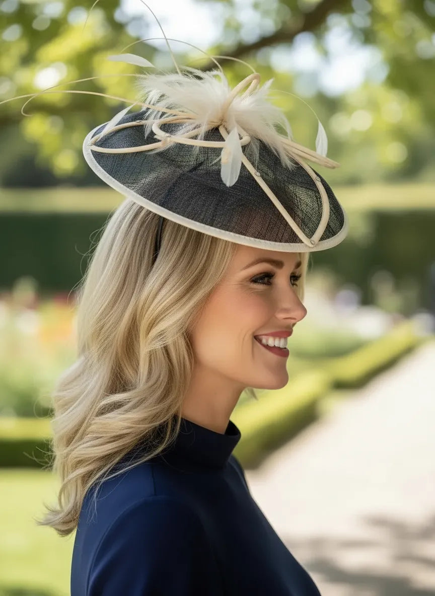 Navy Mother of the Bride Hatinator
SC21 Wide Brim - Signature Dress