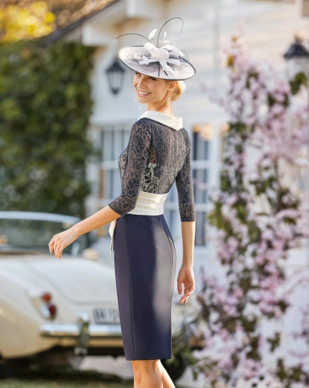 Couture Club Dress Navy 5G165 - Signature Dress