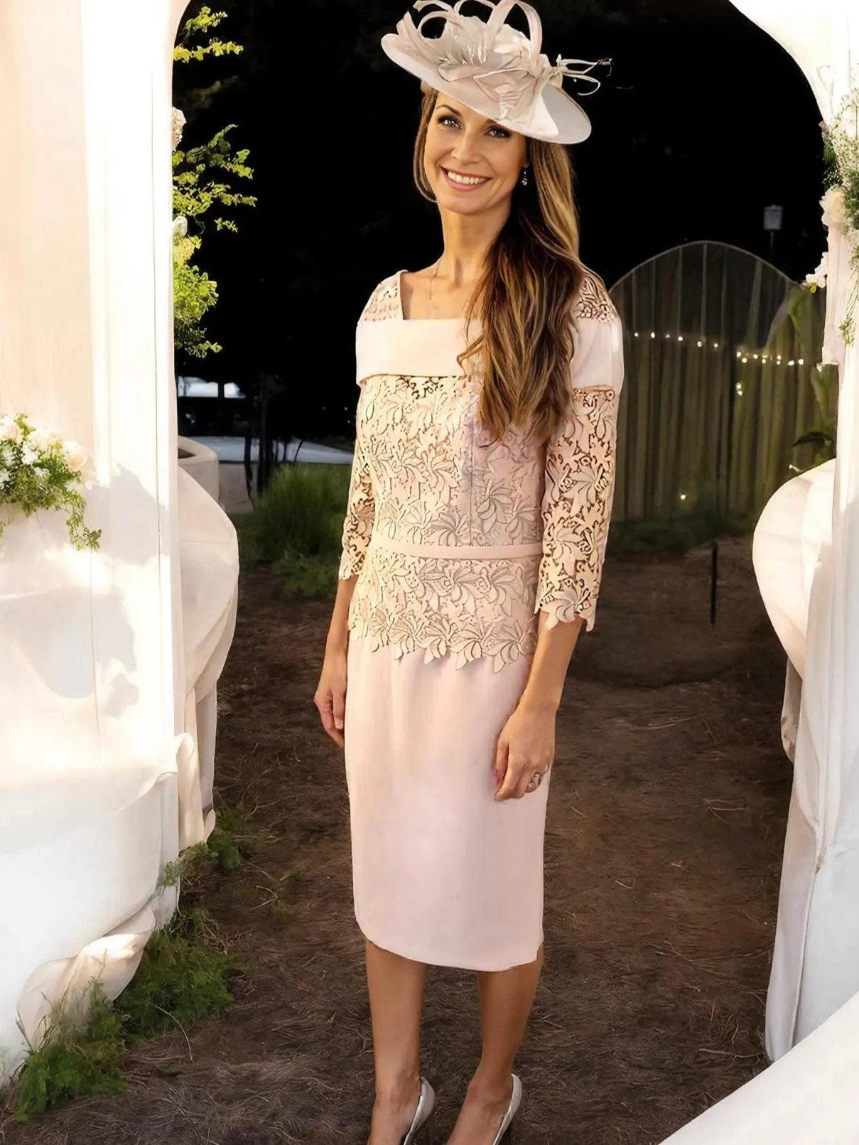 Veni Infantino Dress Almond 991126 - Signature Dress