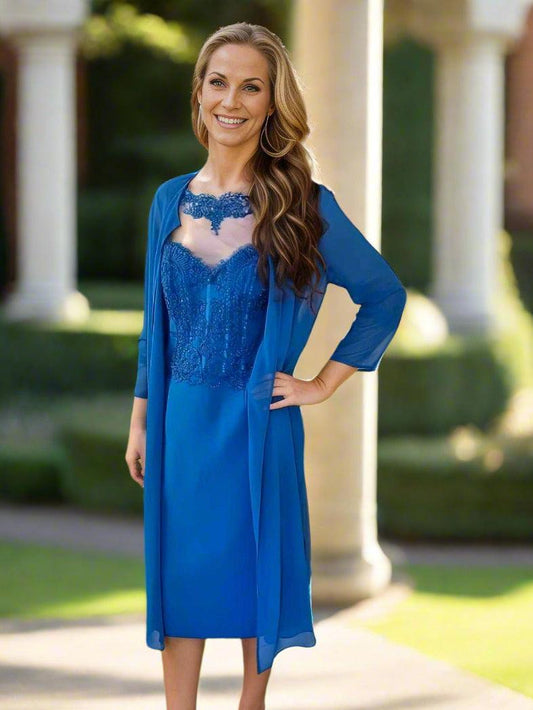 Veni Infantino Dress & Jacket Blue 991127 - Signature Dress