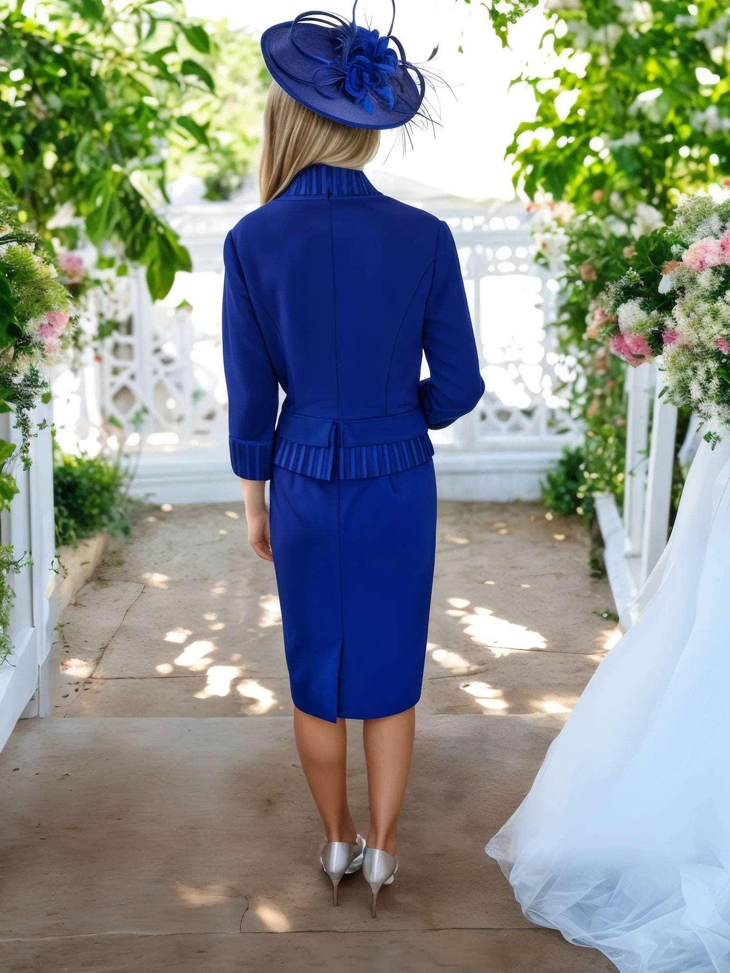 Veni Infantino Dress Cobalt 991536 - Signature Dress