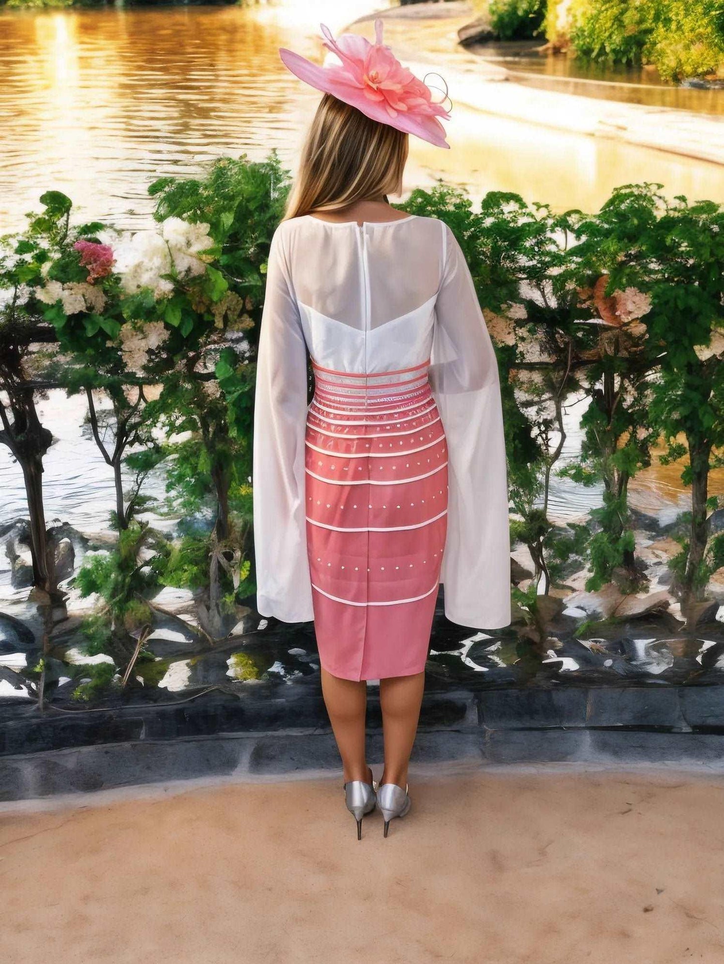 Veni Infantino Dress Coral 991108 - Signature Dress