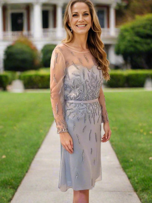 Veni Infantino Dress Silver 991119 - Signature Dress