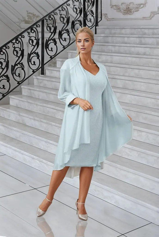 Veromia Dress Iced Blue DU413 - Signature Dress