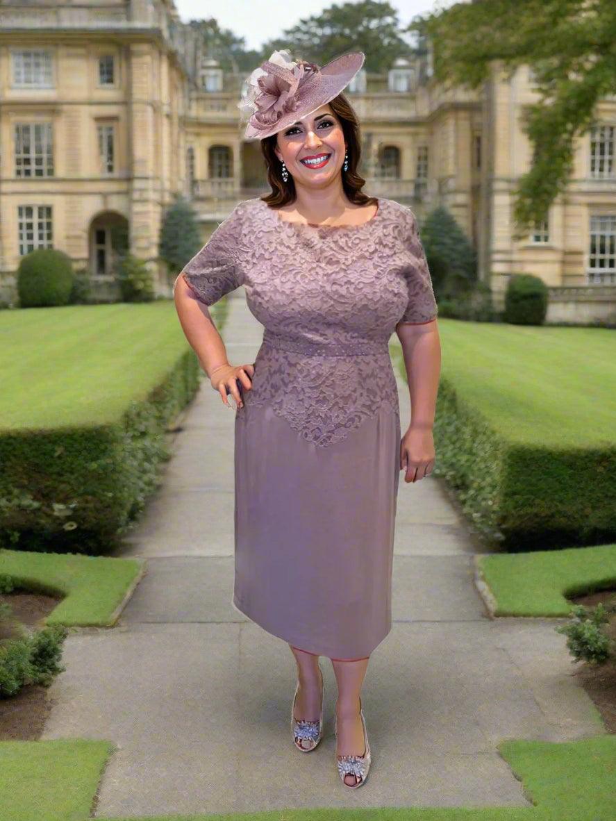 Veromia Dress & Jacket Dusty lilac DU434 - Signature Dress