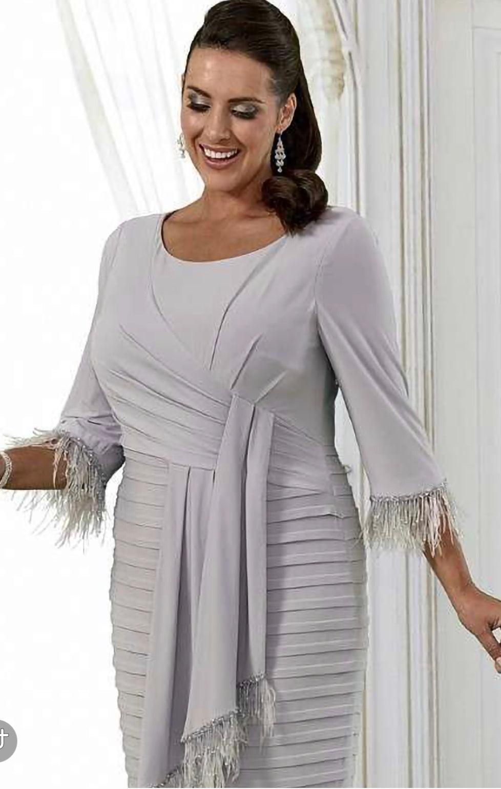 Veromia Dress Silver DU445 - Signature Dress