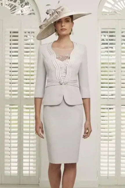 Veni Infantino Dress & Jacket Taupe 991507 - Signature Dress