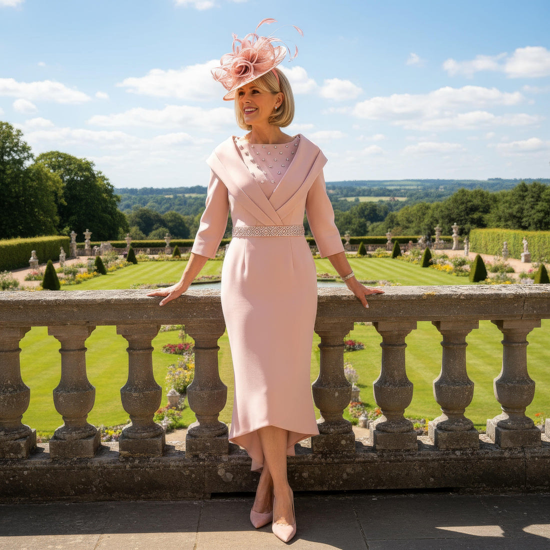 pink mother of the bride dresses