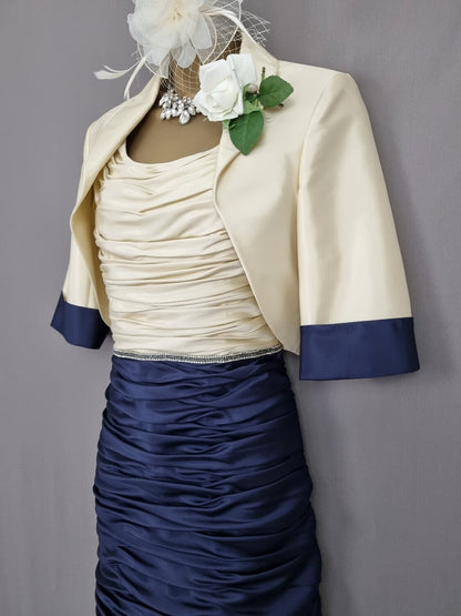 Ispirato Dress and Jacket Navy ISF903 - Signature Dress