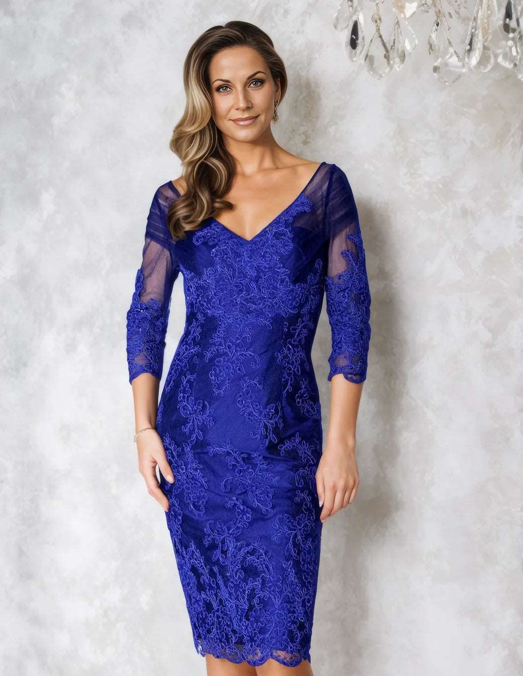 Irresistible Dress Blue IR8623 - Signature Dress