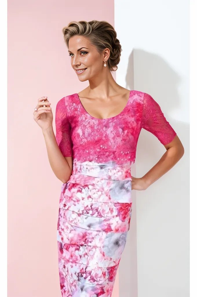 Ispirato Dress and Jacket Pink IW925 - Signature Dress