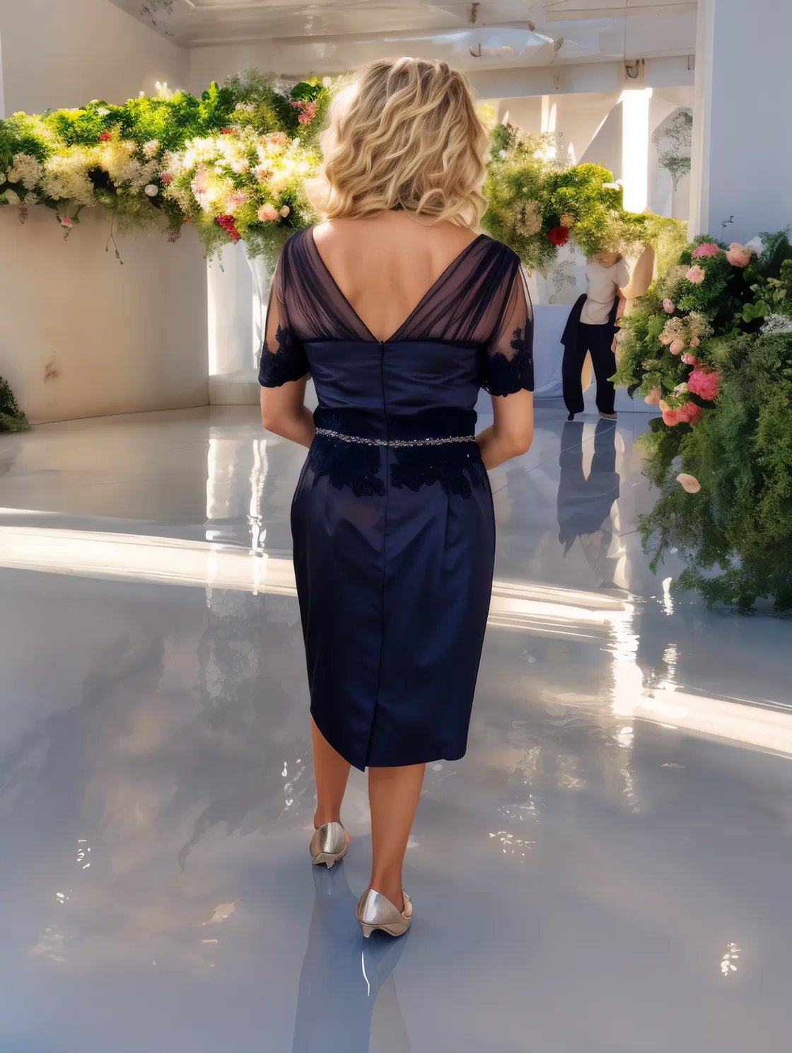 L'Atelier Dress and Jacket Navy LT165067 - Signature Dress