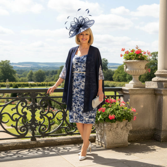 Condici Dress & Jacket Navy 71090