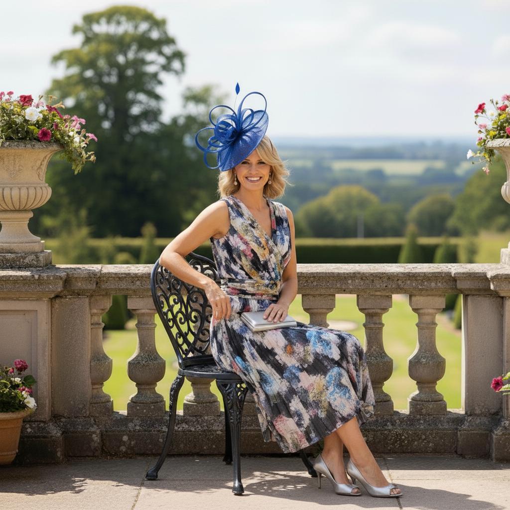 Condici 71098 Blue mother of the bride outfit