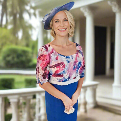 Condici Dress & Jacket Cobalt 70874 - Signature Dress