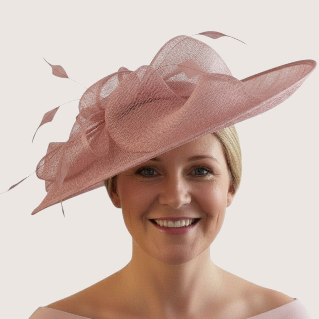 J Bees Millinery Pink Fascinator