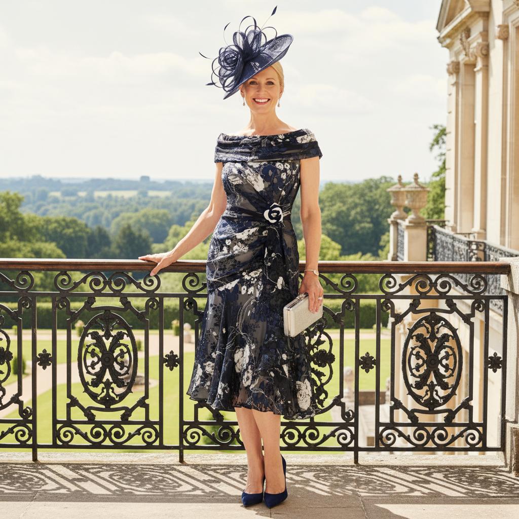 John charles navy mother of the bride dress. Signature Dress