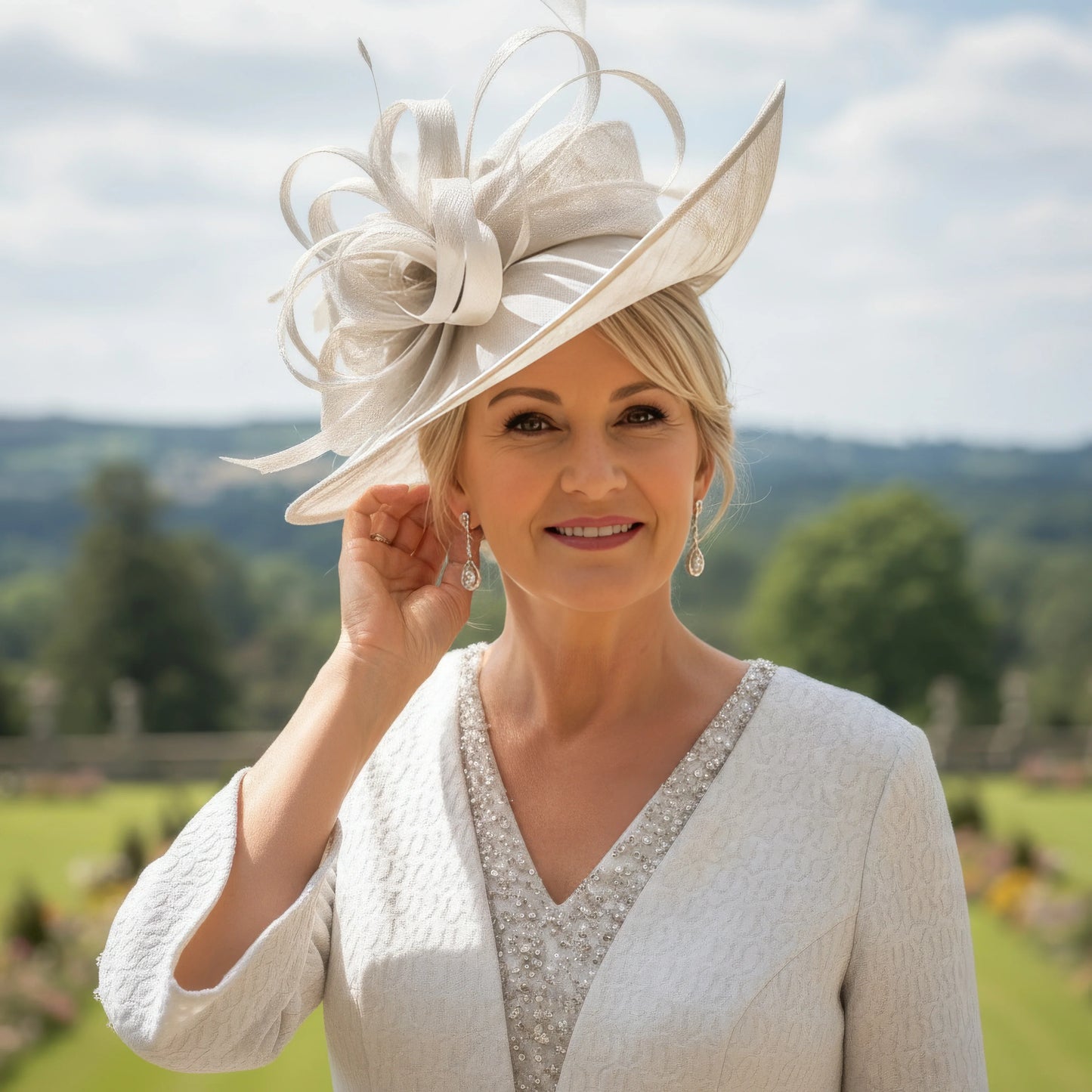 Lizabella Dress Silver 2351