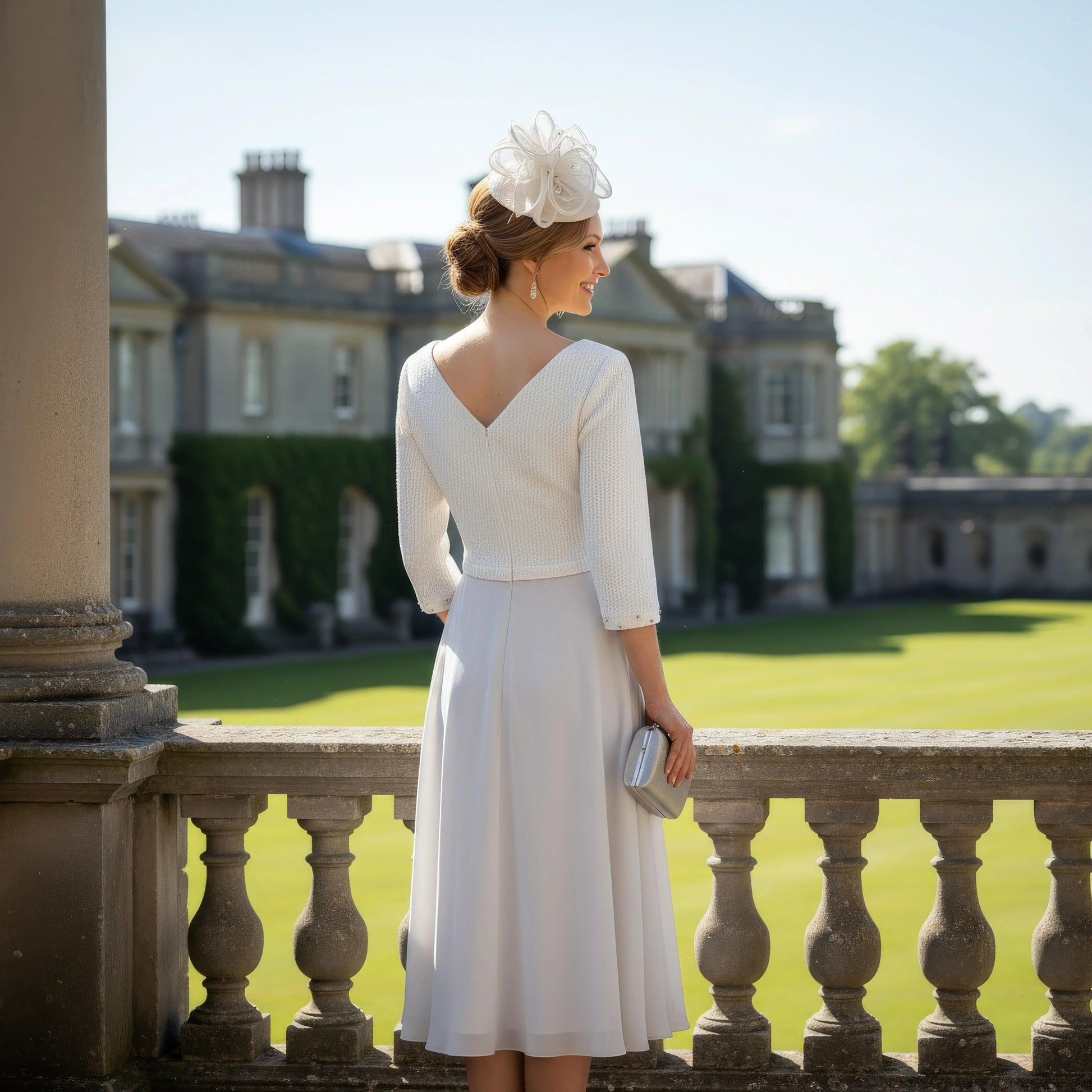 Lizabella 2350 Silver Mother of the bride Dress