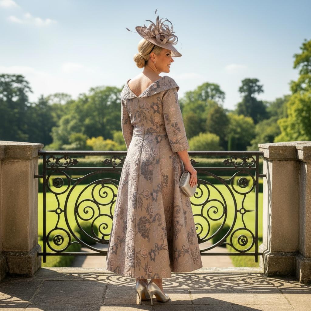 lizabella taupe mother of the bride dress. signature dress