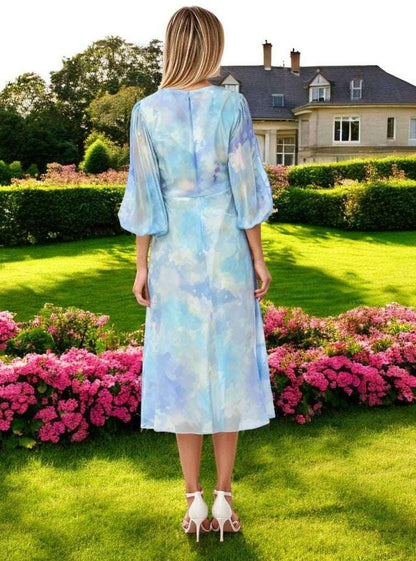 Lizabella Dress 2850 Blue - Signature Dress
