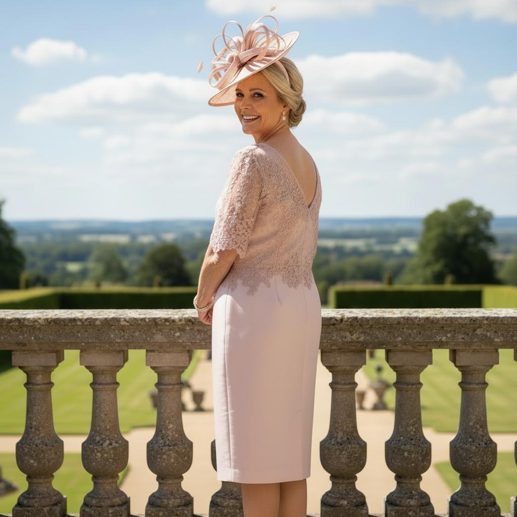 pink mother of the bride dress. Signature Dress.