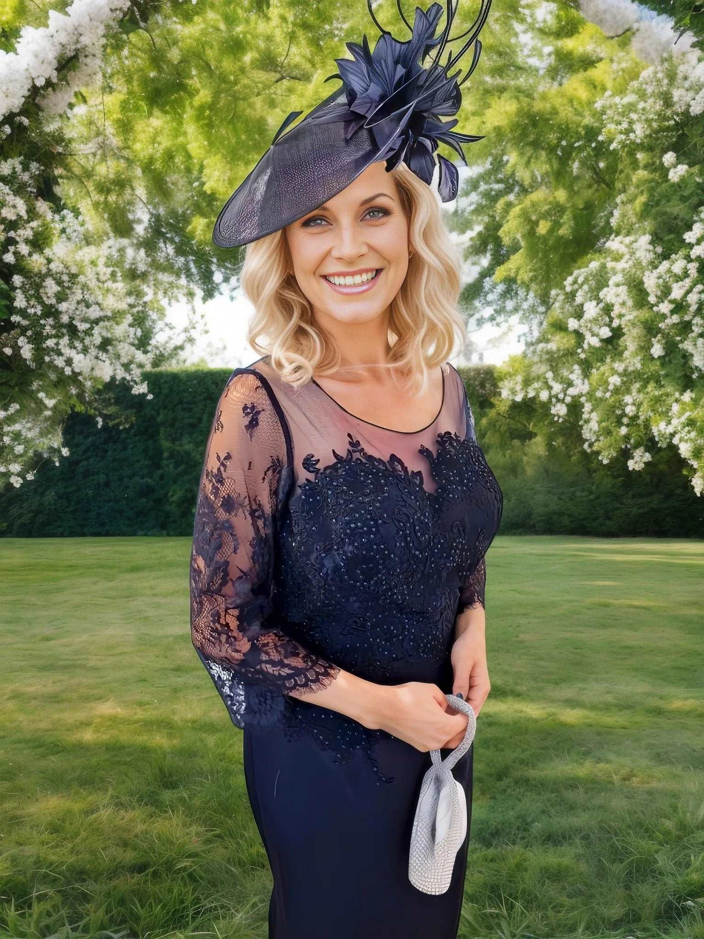 Mascara Navy MC165106 - Signature Dress