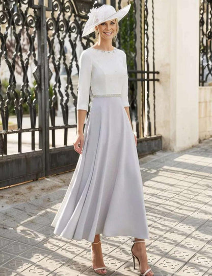 Couture Club Dress Silver Ivory 5G1F5 - Signature Dress