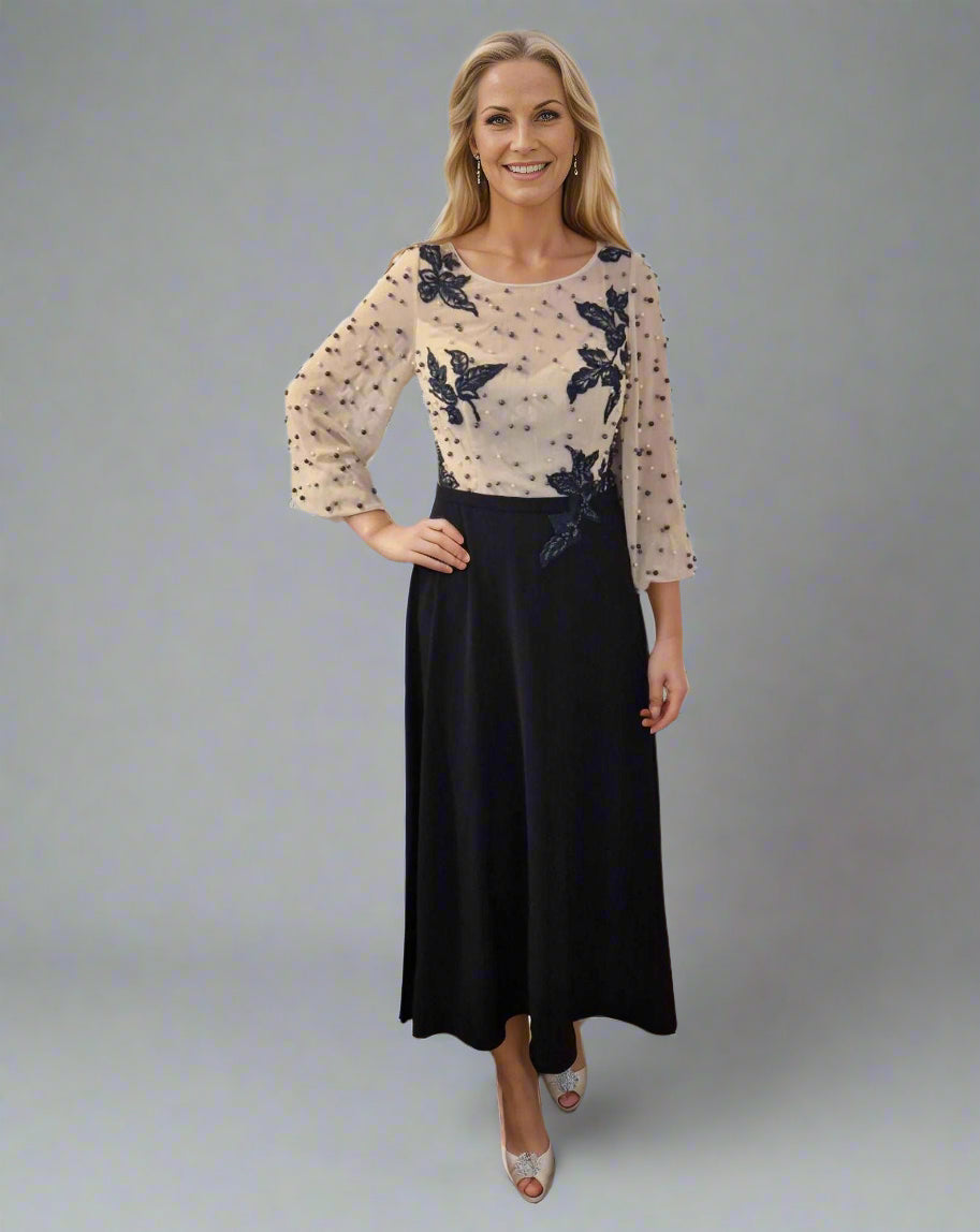 Veni Infantino Navy Champagne 991141 - Signature Dress