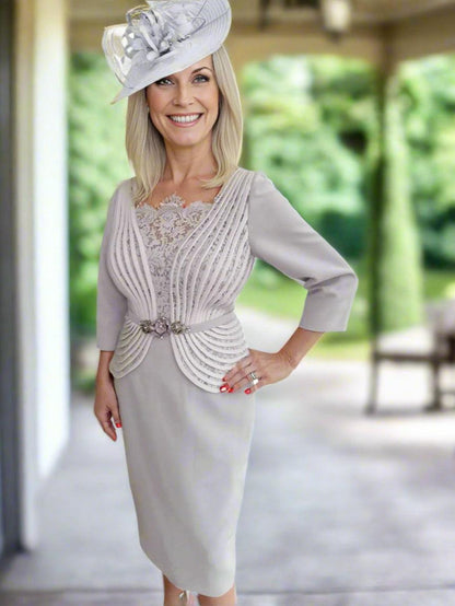 Veni Infantino Dress Silver 991474 - Signature Dress