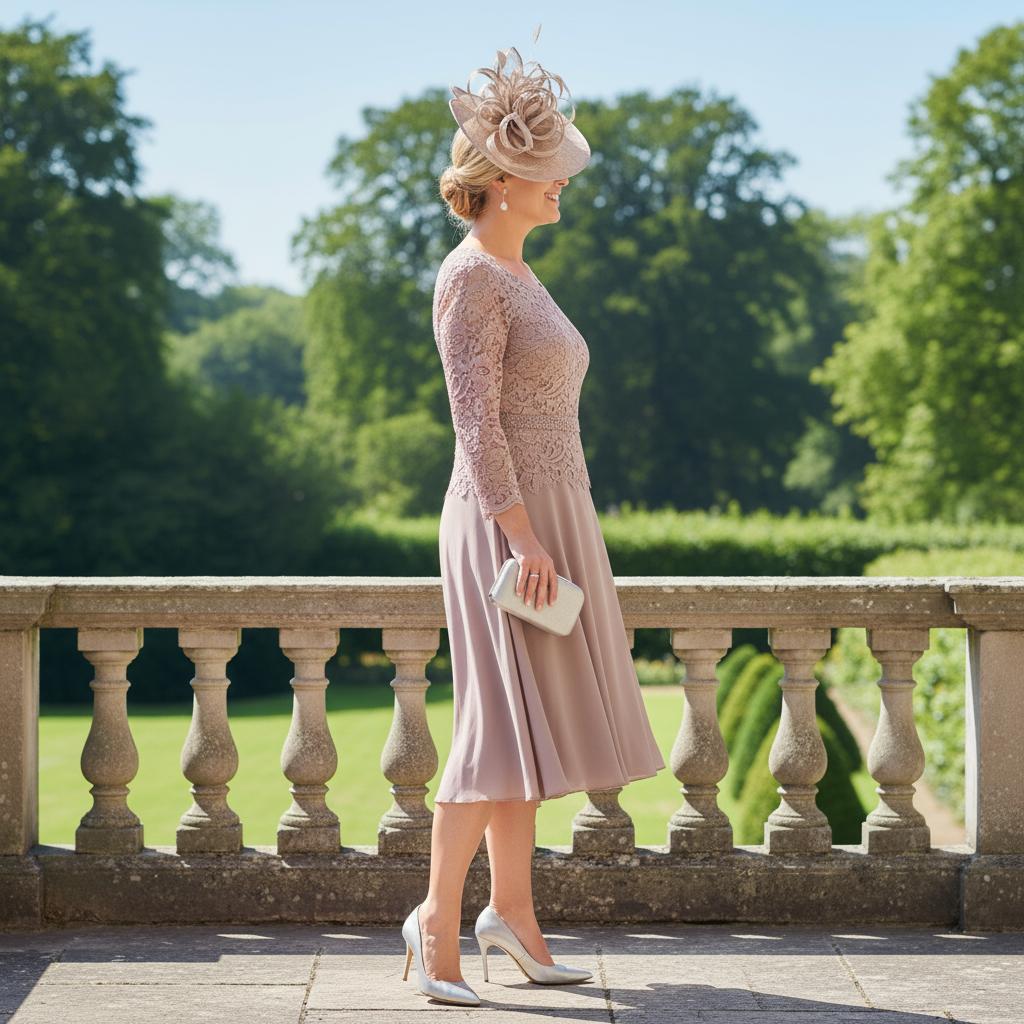 taupe mother of the bride dress by veromia. Signature Dress